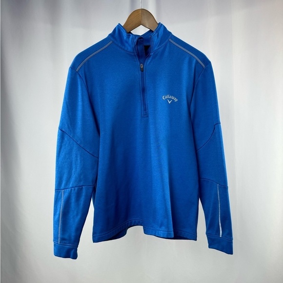 Callaway 1/4 Zip Golf Pullover in Blue Size Small - Picture 1 of 8